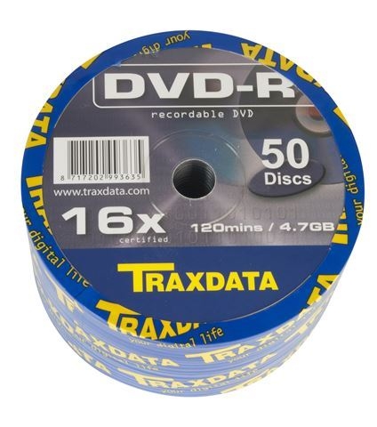 TRAXDATA OPTIÄŒKI MEDIJ DVD TRX DVD-R 16X SP50 - DVD