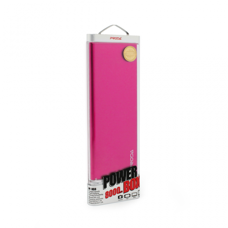 Back up baterija REMAX Proda PP-V08 micro USB 8000mAh pink - Backup za baterije