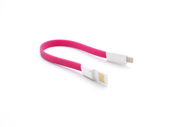 Data kabal iTRIM Magnetic za iPhone 5 pink 0,25m - Data kablovi 0.25m za iPhone